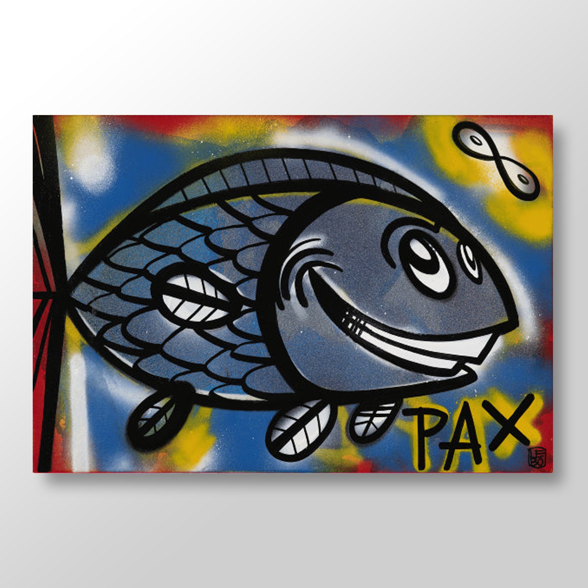 Pax (A Life Aquatic) - Lebo Brushed Aluminum Artbonds